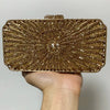 In Stock Lady Diamond Dinner Rhinestone Stone Crystal Women Party Hard Purse Bride Evening Bridal Wedding Hardside Clutch Bag