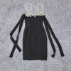 Women's Summer Style Ladies HL Bandage Dress Strap Fashion Sexy Bodycon Mini Dress Evening Party Dress High Quality Vestido
