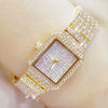 BS Women Watch Famous Luxury Brands Diamond Ladies Wrist Watches Female Small Wristwatch Rose Gold Watch Women Montre Femme 2022