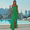 Women Party Fashion Sexy One-shoulder Sleeveless Evening Prom Dresses