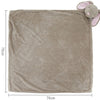 Baby Plush Blankets Stroller Comforter Winter Newborn Bed Sheet Grey Elephants Kid Boy Girl Swaddle Wrap Cobertor Infantil Quilt