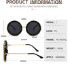 Luxury Brand Designer Round Diamond Sunglasses Women Fashion Vintage Party Travel Steampunk Sun Glasses Sexy Ladies Shades UV400