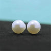 Natural Freshwater Pearl Stud Earrings Real 925 Sterling Sliver Earring Cultured White Pearl for Women Earring Jewelry Wholesale