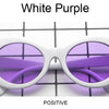 Kurt Cobain Retro Oval Sunglasses Man Vintage Fashion Brand Sun Glasses Classic White Black Lentes De Sol Mujer