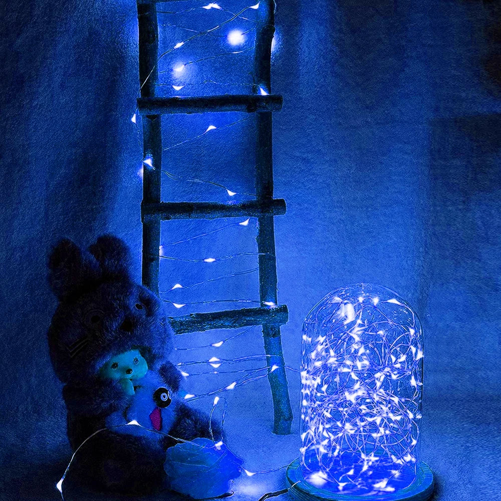 20 40LEDs Copper Wire Fairy Lights Battery Operated LED String Lights Party Wedding Indoor Christmas Decoration Garland Lights