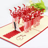 3D Pop Up Love Card with Envelope Valentines Day Birthday Anniversary Greeting Cards for Couples Wife Husband Handmade Gifts