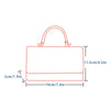 Vers handtas vierkante tas blauw blauw en wit porselein vierkante wilde tas vierkante handtas mini tas elegant FD99060124