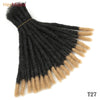10 Inch Synthetic Dreadlocks Crochet Braids Hair  Handmade Locs Hip-Hop Style For Men And Women Ombre Braiding wig Extensions He