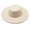 French Style 10CM Wide Brim Derby Top Hat Socialite Wind Hepburn Wind Wool Felt Fedoras Hat Elegant Wedding Dress Hat