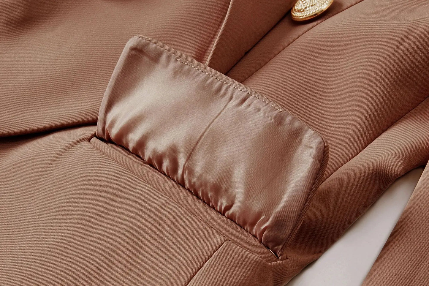 HARLEYFASHION European American 2021 Spring Autumn Slim Double Breasted Women's  Blazer OL Solid Color Quality Suit Jacket XXL