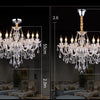 Luxury New K9 Modern Crystal Lustres De Cristal Lamps Chandeliers AC110V/220V Home Decoration Lighting Fixture for Living Room
