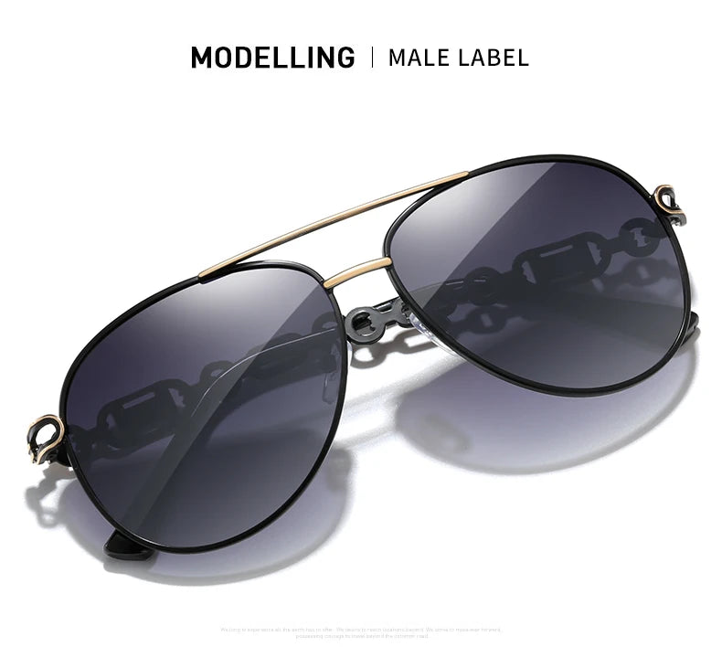 High Quality Women Pilot Polarized Sunglasses Vintage Metal Hollow Driving Sun Glasses UV400 Shades Eyewear Gafas De Sol Mujer