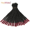 10 Inch Synthetic Dreadlocks Crochet Braids Hair  Handmade Locs Hip-Hop Style For Men And Women Ombre Braiding wig Extensions He