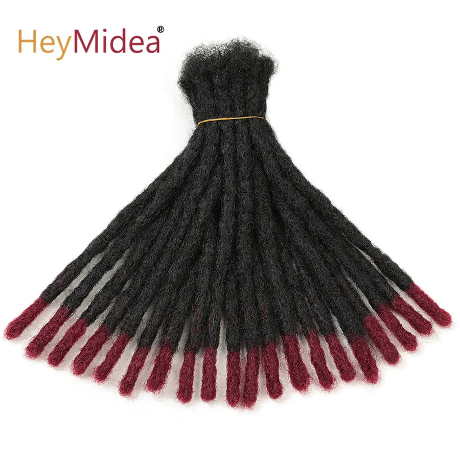 10 Inch Synthetic Dreadlocks Crochet Braids Hair  Handmade Locs Hip-Hop Style For Men And Women Ombre Braiding wig Extensions He