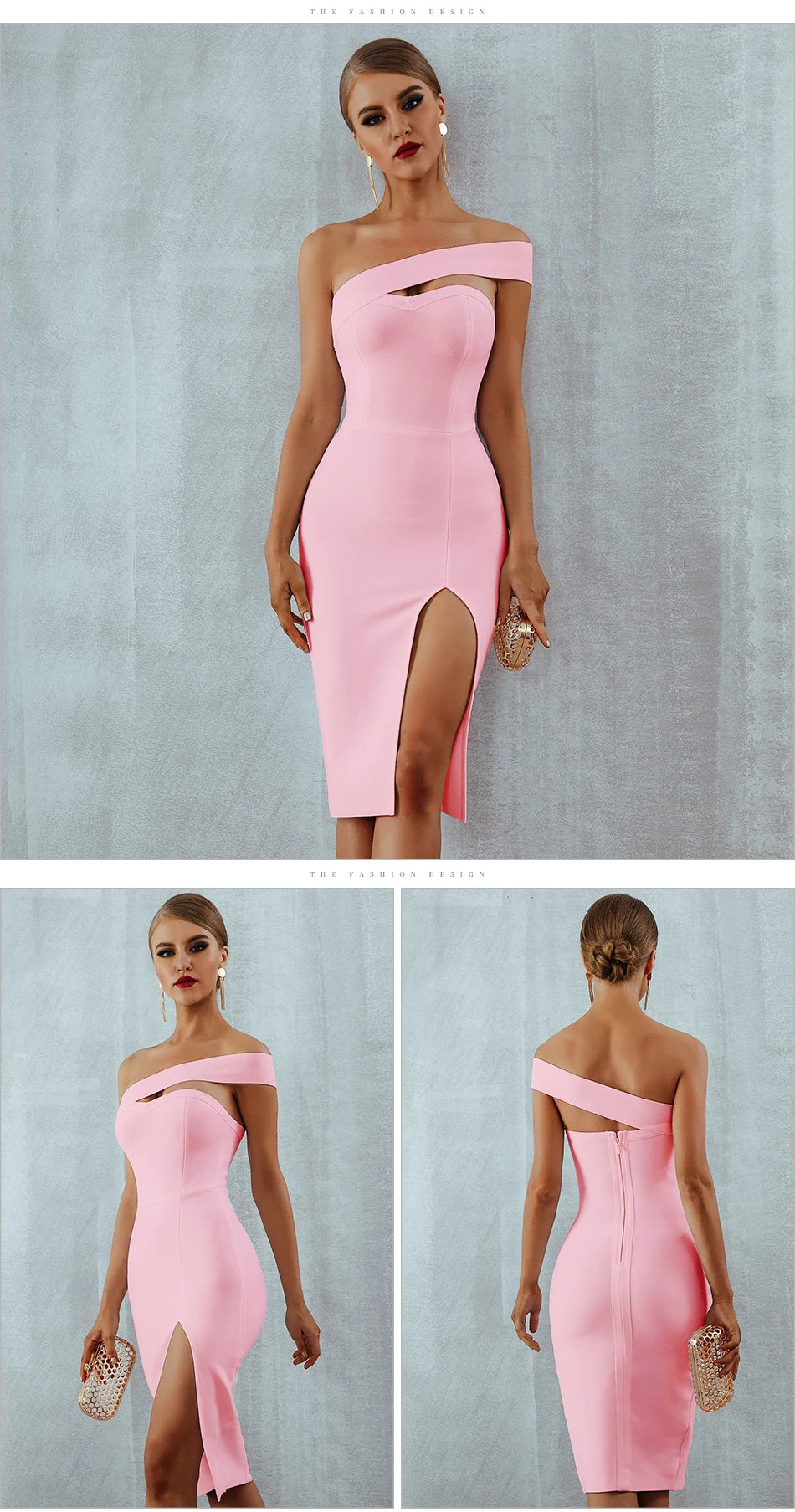 Seamyla 2023 Bandage Dress Sexy White Black Red One Shoulder Bodycon Summer Sleeveless Dress For Women New Celebrity Party Dress