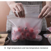 Silicone Food Storage Containers Reusable Food Storage Bags Lunch Bags Stand Up Zip Shut Bag Cup Fresh Food Leakproof Containers