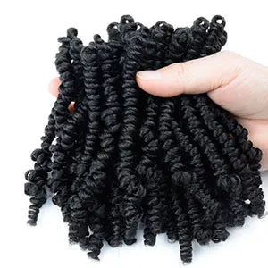 Bob Spring Twist Hair Prelooped Crochet Hair Braids 6 Inch synthetic Short passion twist hair pre twisted By Flyteng