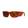 RUOBO Brand Designer Small Rectangle Pythons Grain Sunglasses For Women's Retro Lady Fashion Outdoor Sun Glasses Oculos De Sol