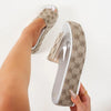 Fujian Origin Sheepskin Pillow Slides Cloud Slippers, Summer Casual Muffin Base Flip Flops With Bow For Women