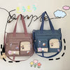 Nylon Waterproof Canvas Women Handbags Shoulder Bag Japanese Ladies Messenger Bag Student School Crossbody Bags for Girl Satchel