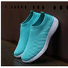 Women Vulcanized Shoes High Quality Women Sneakers Slip On Flats Shoes Women Loafers Plus Size 42 Walking Flat