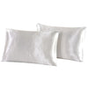 1Pc Queen Satin Silk Pillowcase Pillow Case Cover Home Bedding Smoothy Pillow Rectangle Bedding Pillow
