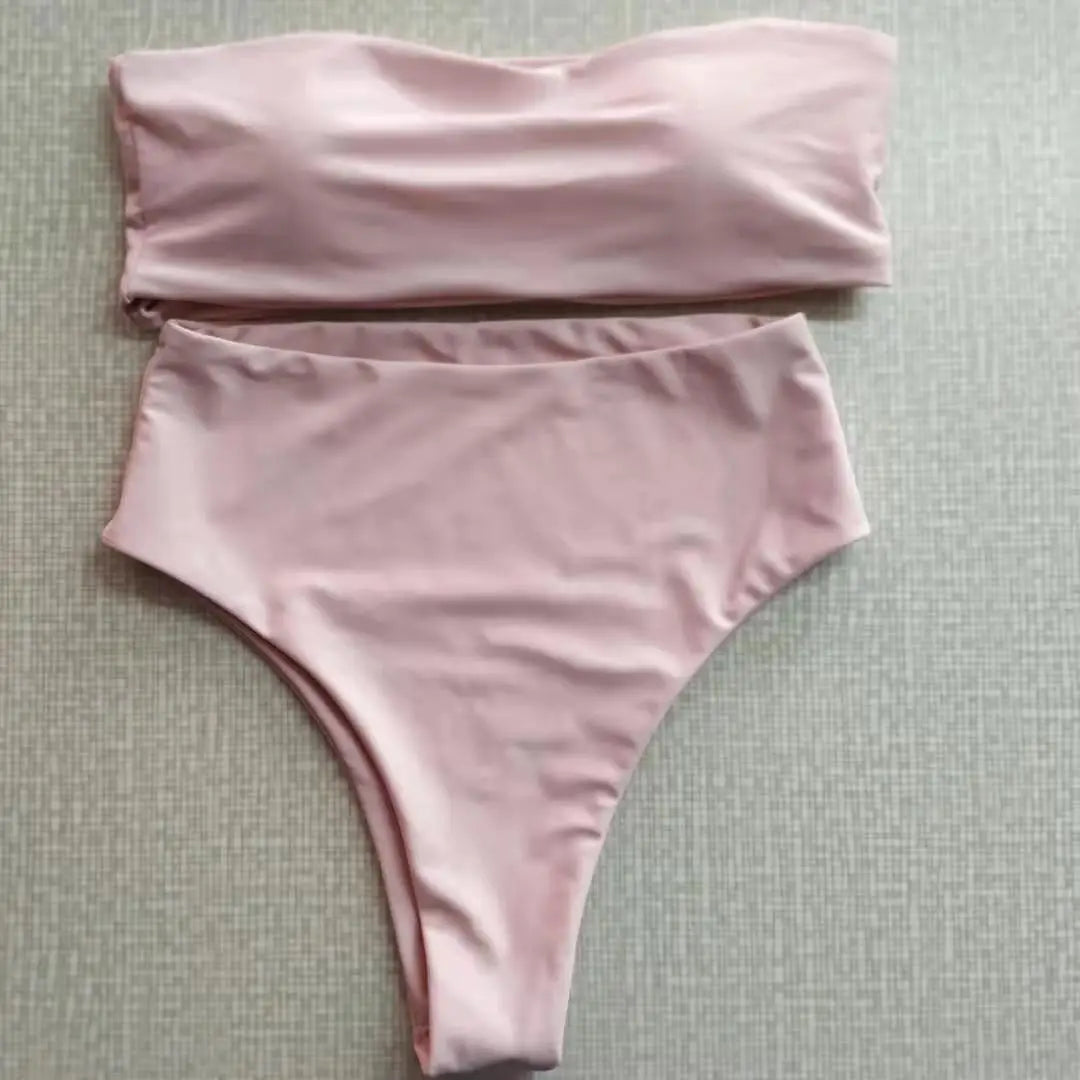 Cikini-Brazilian bikini set for women, sexy swimsuit, push up, beach clothing, summer