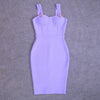BEAUKEY Summer White Rhinestone Bandage Evening Dress Women Luxury Maxi Spaghetti Strap Red Club Celebrity Evening Party Vestido