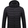 Men Heated Jacket USB Winter Outdoor Electric Heating male bobojaco Warm Sprots Thermal Coat Clothing Heatable men's parka