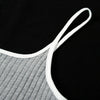 Kliou strap backless sexy bodycon midi long dress new women high waist cotton striped dresses elegant fashion party clothes