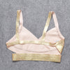 BEAUKEY Sexy Short Metalic HL Bandage Crop Top Women Vest Gold Silver  XL Camis Bodycon Club Party Tank Top  Wholesale