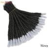 10 Inch Synthetic Dreadlocks Crochet Braids Hair  Handmade Locs Hip-Hop Style For Men And Women Ombre Braiding wig Extensions He