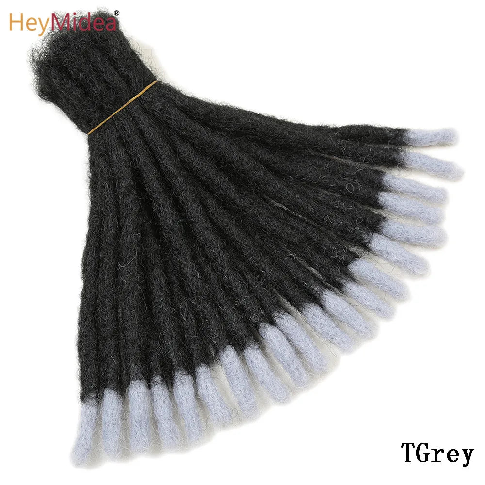 10 Inch Synthetic Dreadlocks Crochet Braids Hair  Handmade Locs Hip-Hop Style For Men And Women Ombre Braiding wig Extensions He