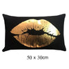 Black Bronzing Gold Foil Pillowcase Super Soft Velvet Cushion Decorative Pillow Home Decor Sofa Throw Pillows Christmas Gift 17