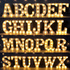 Luxury Alphabet Letter LED Lights Luminous Number Lamp  Battery Night Light for Home Wedding Birthday Christmas Party Decoration
