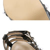 2024 New Summer Platform High Heels Sandals Women Sexy Peep Toe Pumps Fashion Rivet Decoration Ladies Party Pole Dance Shoes