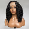 16inch 180% Density Kinky Curly Silk Base Full Lace Wig Peruvian Curly Silk Top Full Lace Human Hair Wigs For Women