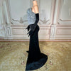 Novance Y4065 Elegant Evening Dress 2024 With Gloves Women'S Clothing Sexy Club for Party Strapless Clothing Luxury