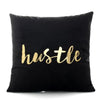 European Classical Bronzing Gold Foil Cushion Decorative Pillow Golden Leaves Home Decor Sofa Throw Pillow Almofadas Decorativas