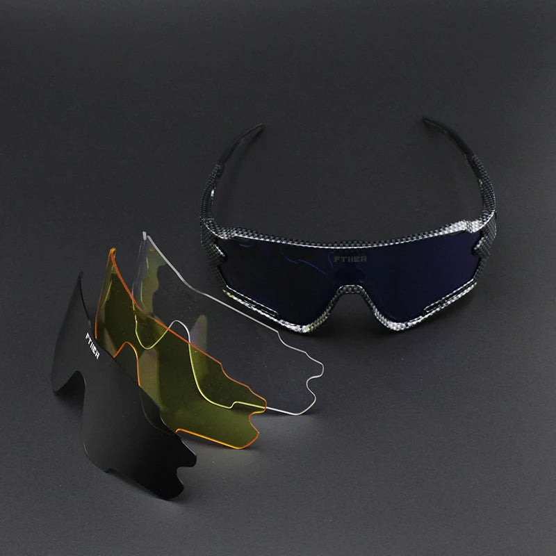 Saoan Cycling Eyewear Cycling Sunglasses For Men and Women Bicicleta Gafas Ciclismo Cycling Glasses Cycling Sunglasses 4lens