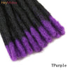 10 Inch Synthetic Dreadlocks Crochet Braids Hair  Handmade Locs Hip-Hop Style For Men And Women Ombre Braiding wig Extensions He