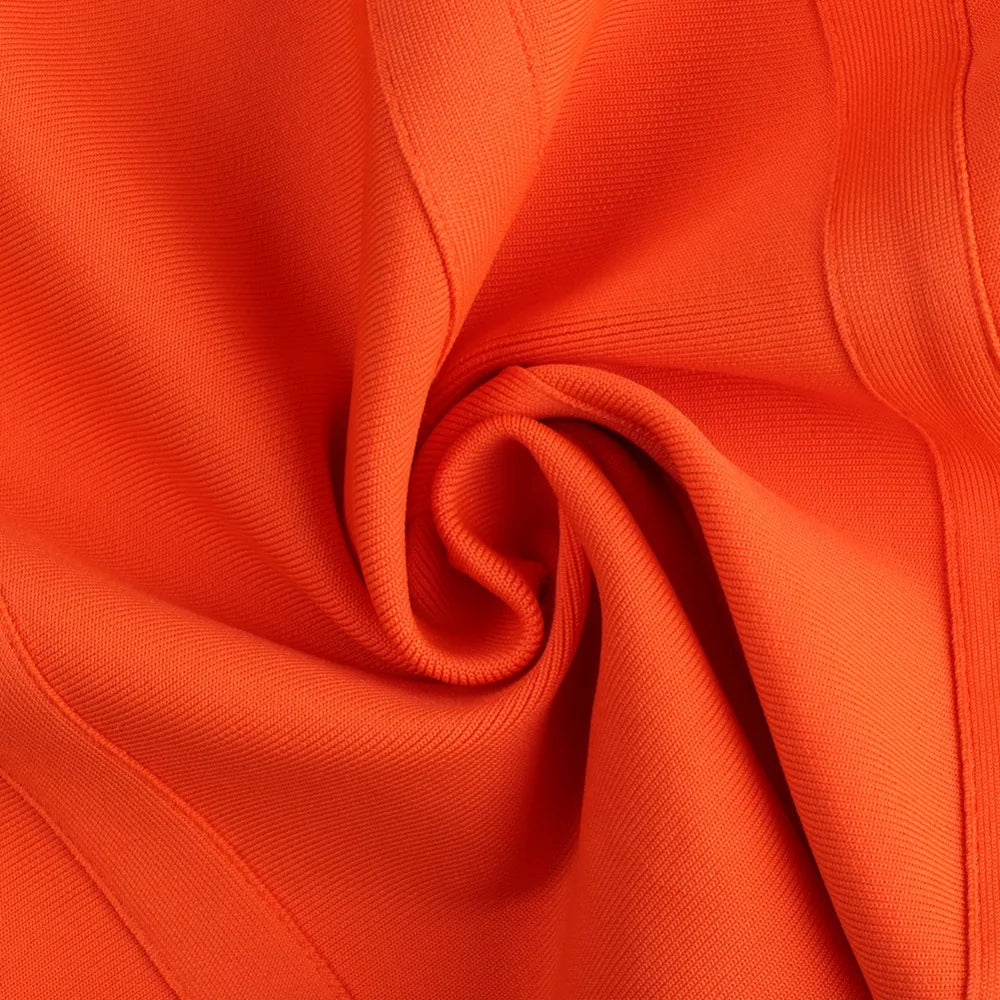 bandage dress summer orange bodycon dresses for women 2022 sexy spaghetti royal blue club celebrity party dress birthday outfit