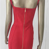 New Arrival Summer Style Sexy Cut Out Button Stretchy Elastic Bandage Dress 2022 Celebrity Designer Evening Party Dress Vestidos