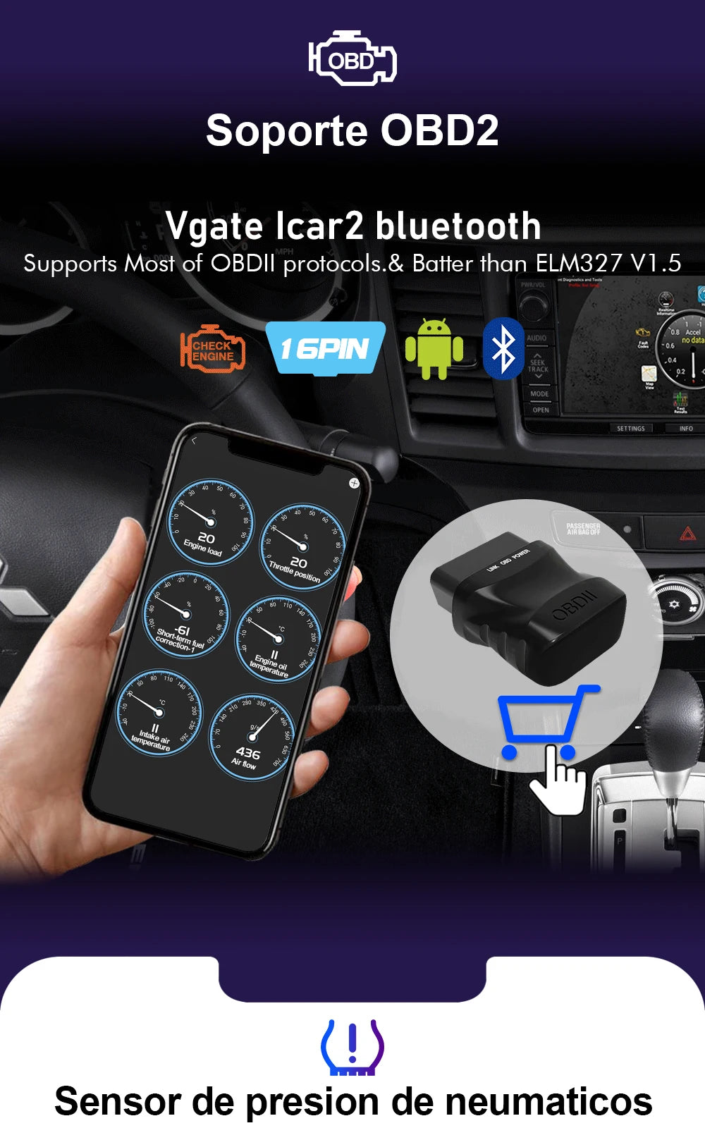 LEHX 7" 2Din MP5 Video Carplay & 4Core Android 14 Car Radio Audio Androidauto Carplay 4G GPS WIFI Automotive Multimedia Player