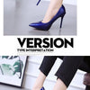 HOT Plus Size 34-44 HOT Women Shoes Pointed Toe Pumps Patent Leather Dress High Heels Boat Shoes Wedding Shoes Zapatos Mujerd76