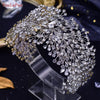YouLaPan Luxury Bridal Hair Tiara Rhinestone Headband Handmade Wedding Hair Accessories Women Headdress Pageant Headpiece HP398