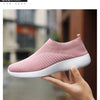 Women Vulcanized Shoes High Quality Women Sneakers Slip On Flats Shoes Women Loafers Plus Size 42 Walking Flat