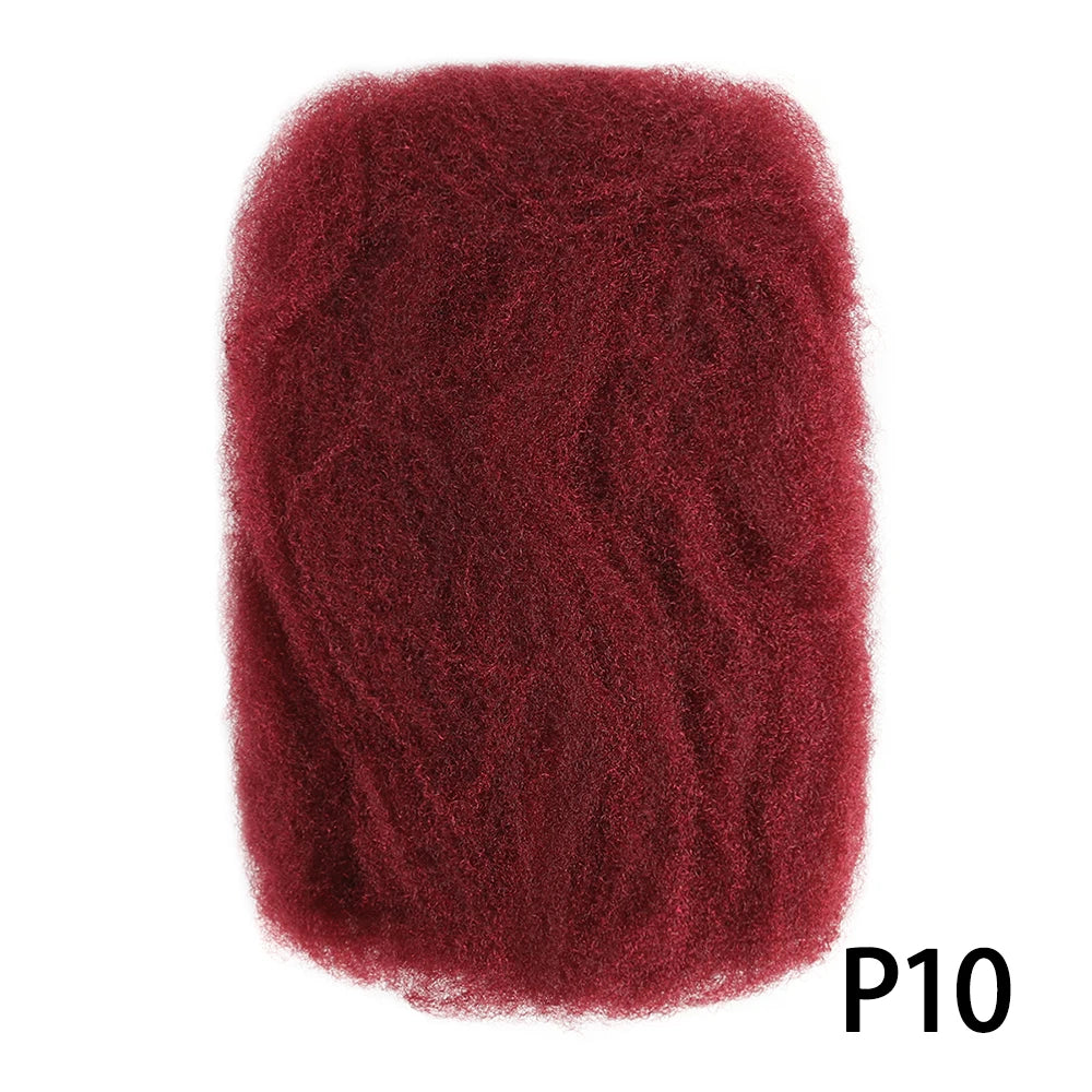 For Junky Curl Afro kinky Curly Synthetic Braiding Hair Extensions For DIY Good Omens 50g/pcs For Dreadlocks Twist Braids Hair