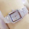 BS Women Watch Famous Luxury Brands Diamond Ladies Wrist Watches Female Small Wristwatch Rose Gold Watch Women Montre Femme 2022