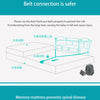 IMBABY Newborn Baby Bed Multifunctional Baby Cribs Foldable Baby Cot With Diaper Table Crib Cradle Double Decker Cribs for Baby